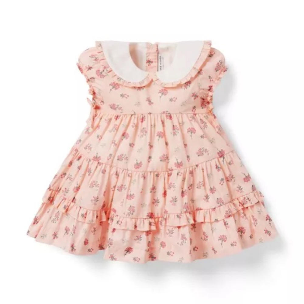 Janie and Jack Pink Floral Baby Dress